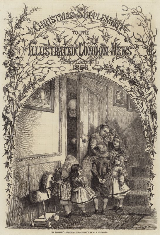Kolęda dla dzieci autorstwa Arthur Boyd Houghton
