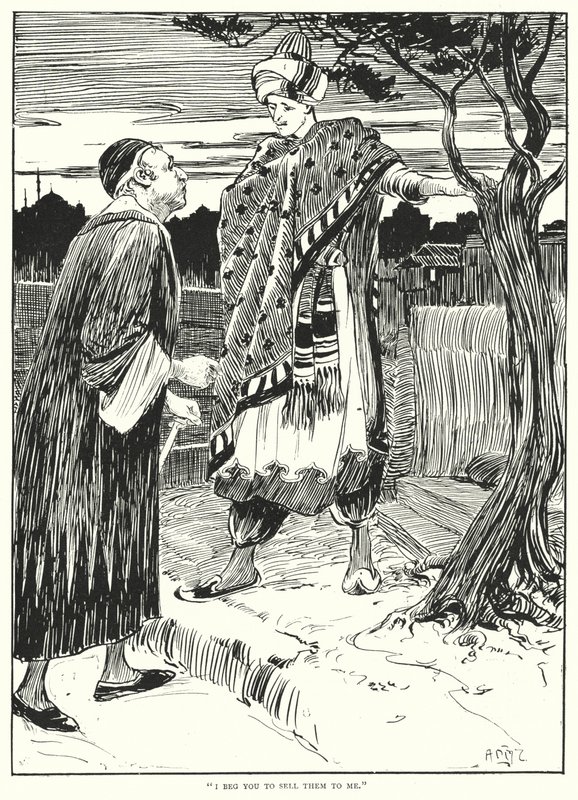 „Błagam, sprzedaj mi je” (grawerunek) autorstwa Arthur David McCormick