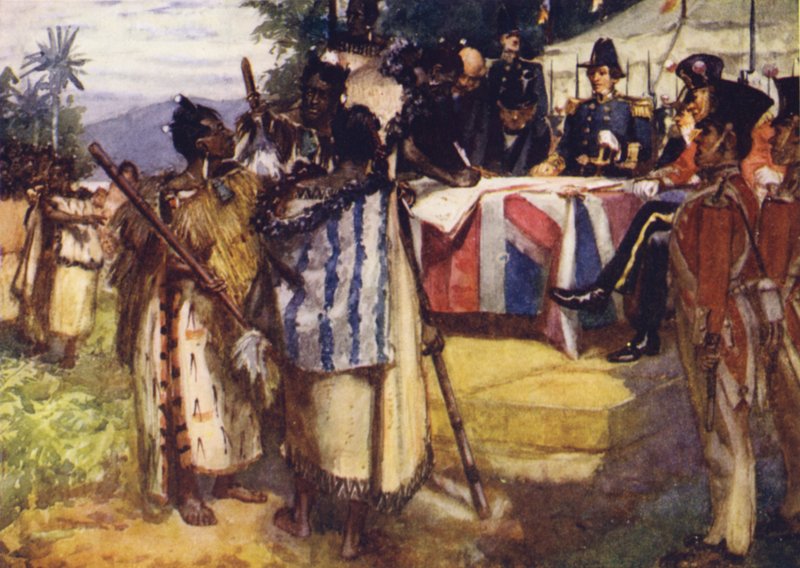 Podpisanie traktatu Waitangi autorstwa Arthur David McCormick