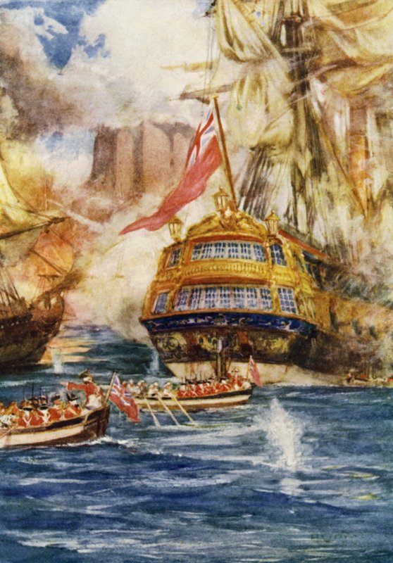 Szturm na Geriasza, 1756 autorstwa Arthur David McCormick