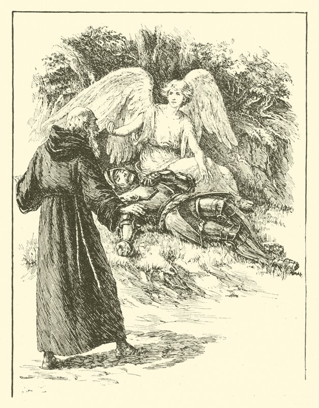 Sir Guyon, mistrz rycerstwa (grafika) autorstwa Arthur George Walker
