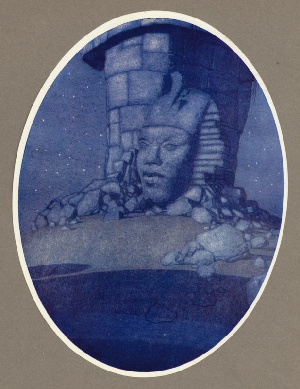 Ozymandias (kolorowy kamień) autorstwa Arthur George Watts