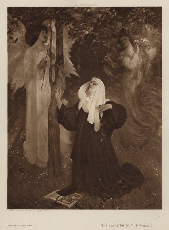 Klasztor czy świat? (lito) autorstwa Arthur Hacker