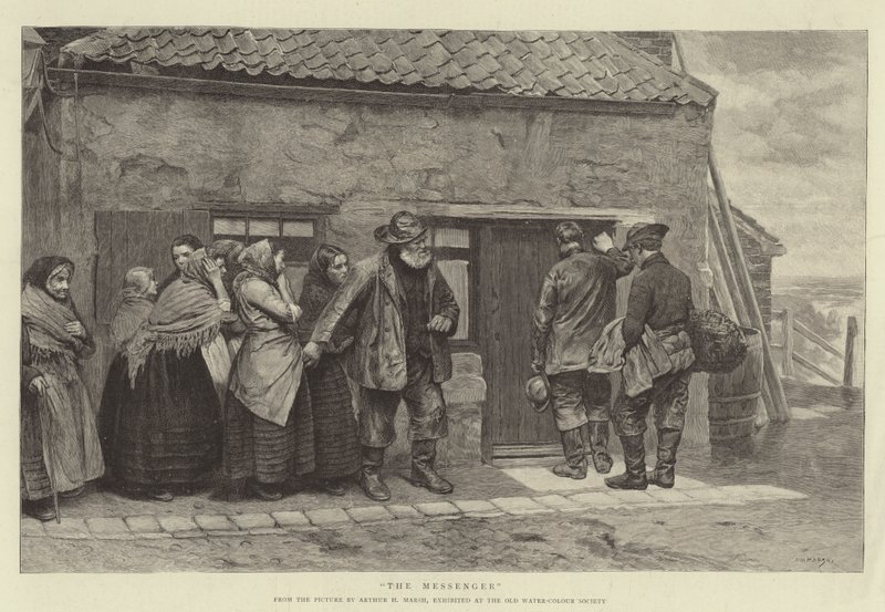 Posłaniec autorstwa Arthur Hardwick Marsh