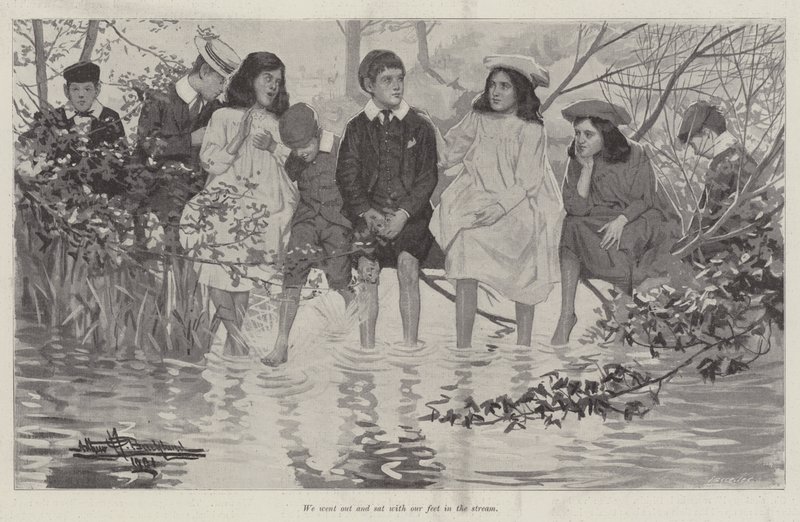 Bar dobroczynny, E Nesbit autorstwa Arthur Herbert Buckland