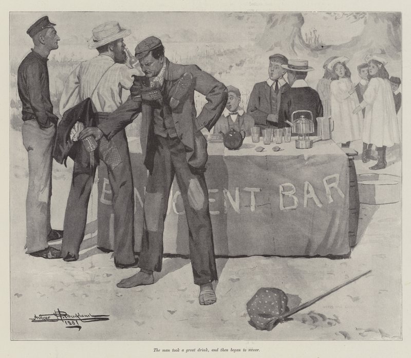 Bar dobroczynny, E Nesbit autorstwa Arthur Herbert Buckland