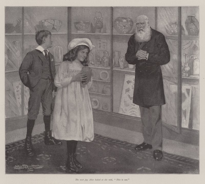 Sprzedaż antyków, autorstwa E Nesbit autorstwa Arthur Herbert Buckland