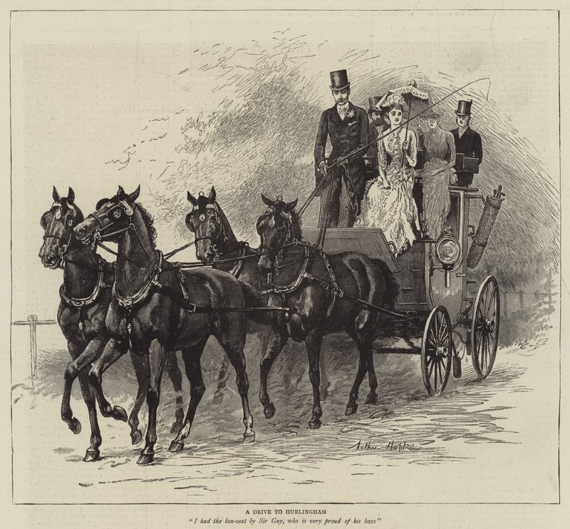Przejazd do Hurlingham autorstwa Arthur Hopkins