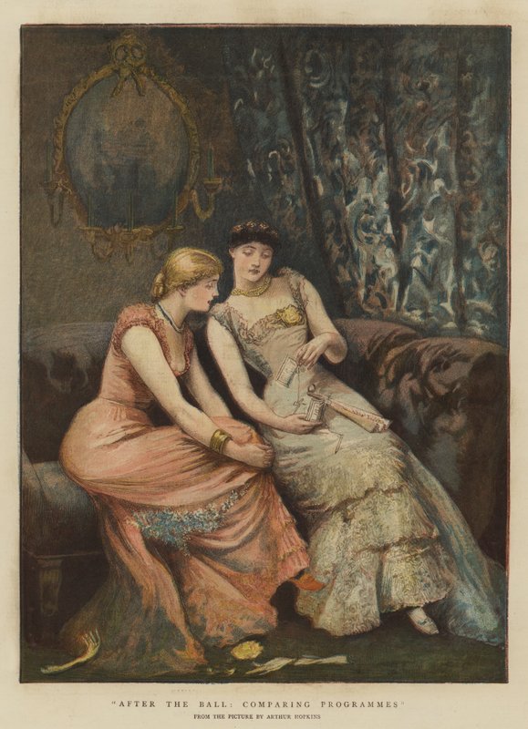 Po balu, porównywanie programów (chromolitho) autorstwa Arthur Hopkins