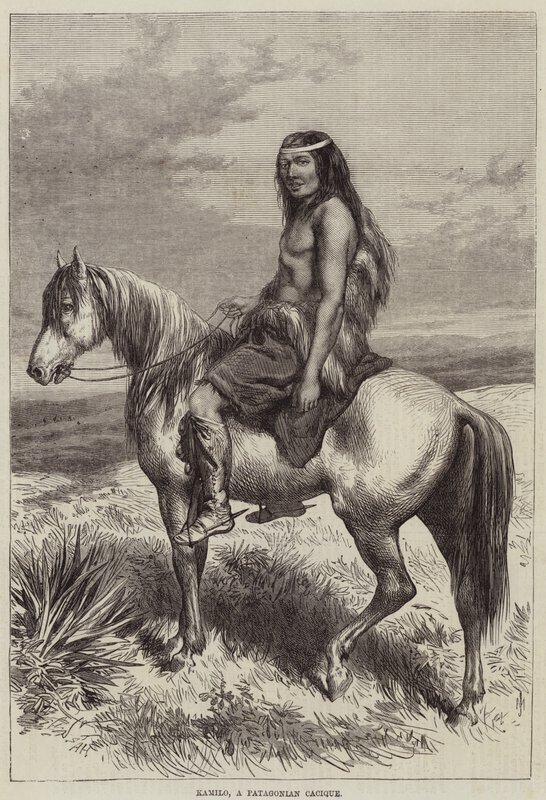 Kamilo, patagoński kacyk autorstwa Arthur Hopkins