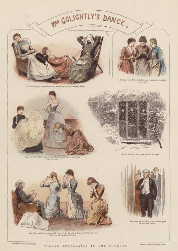 Taniec pani Golightly (chromolitho) autorstwa Arthur Hopkins