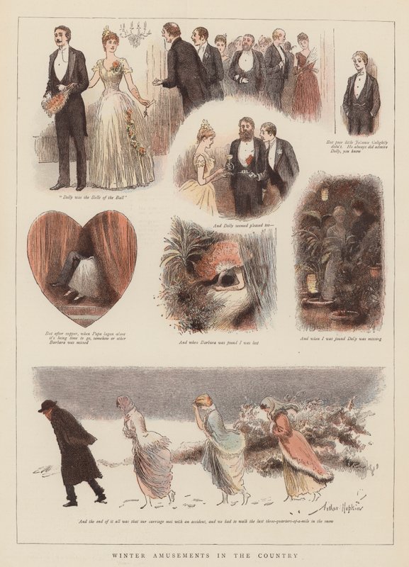 Taniec pani Golightly (chromolitho) autorstwa Arthur Hopkins