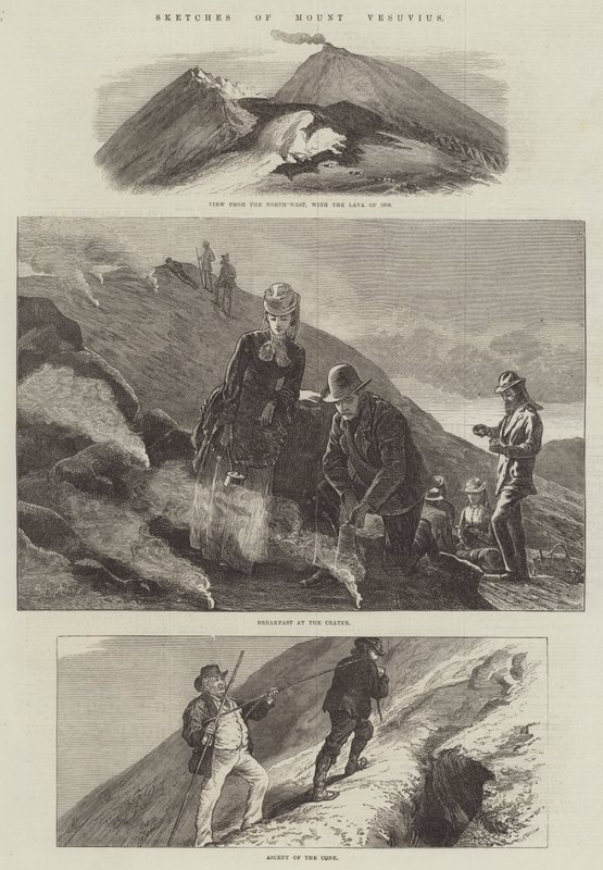 Szkice Wezuwiusza autorstwa Arthur Hopkins
