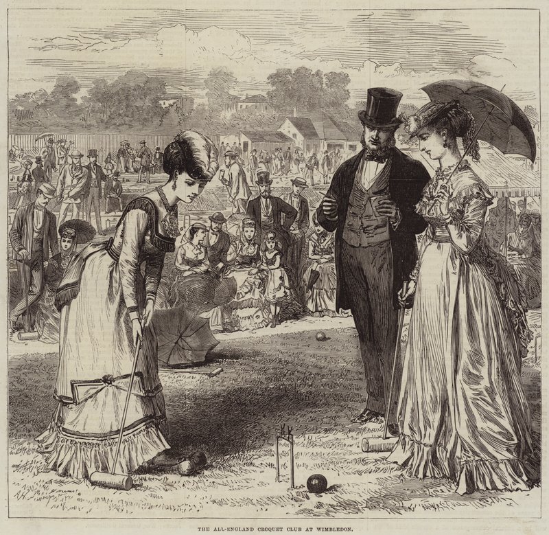 All-Anglia Croquet Club na Wimbledonie autorstwa Arthur Hopkins