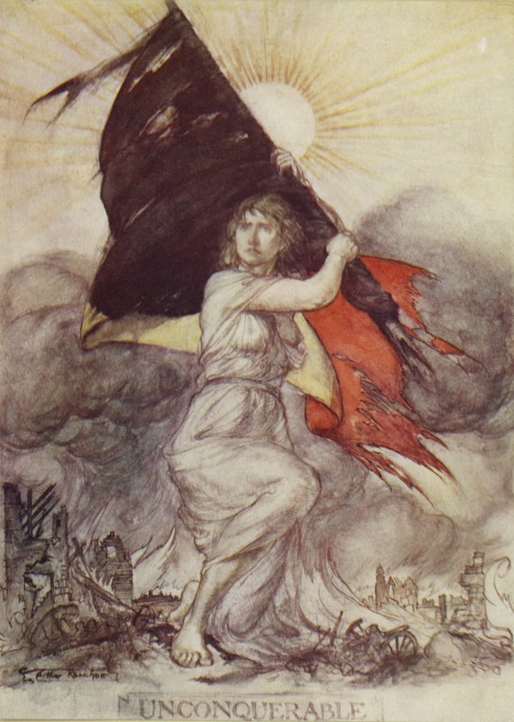 Niepokonany autorstwa Arthur Rackham
