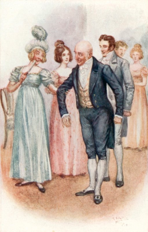 Ilustracja do Emmy autorstwa Jane Austen autorstwa Arthur Wallis Mills