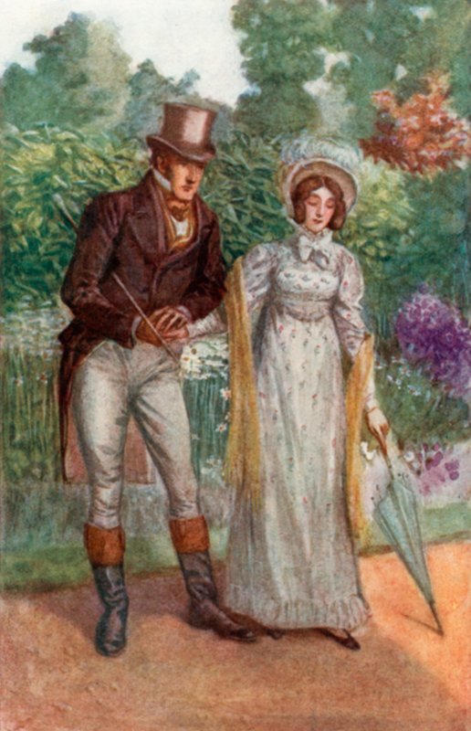 Ilustracja do Emmy autorstwa Jane Austen autorstwa Arthur Wallis Mills