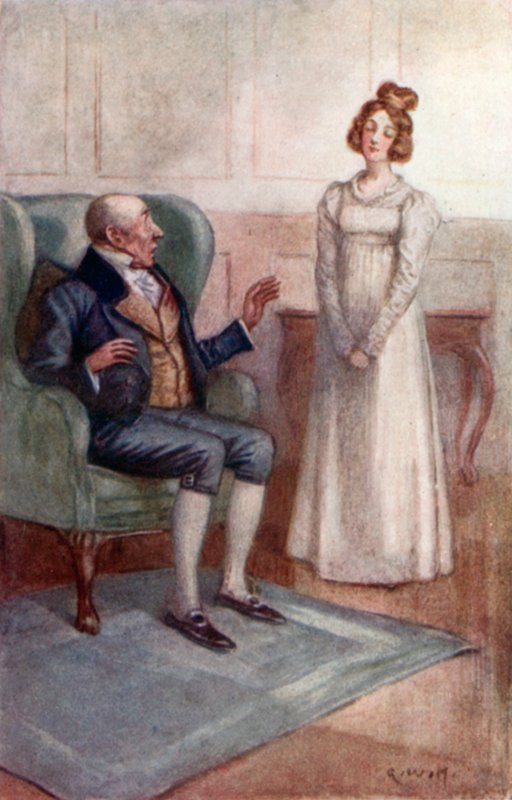 Ilustracja do Emmy autorstwa Jane Austen autorstwa Arthur Wallis Mills