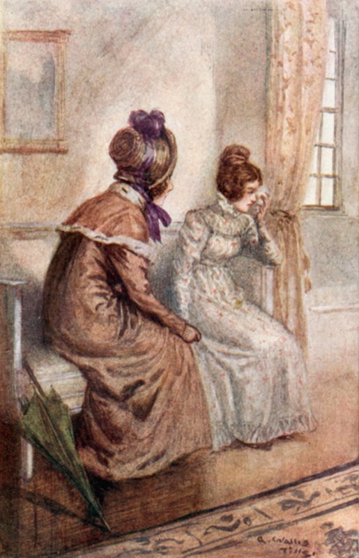 Ilustracja do Emmy autorstwa Jane Austen autorstwa Arthur Wallis Mills