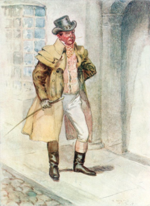 Ilustracja do opactwa Northanger autorstwa Jane Austen autorstwa Arthur Wallis Mills