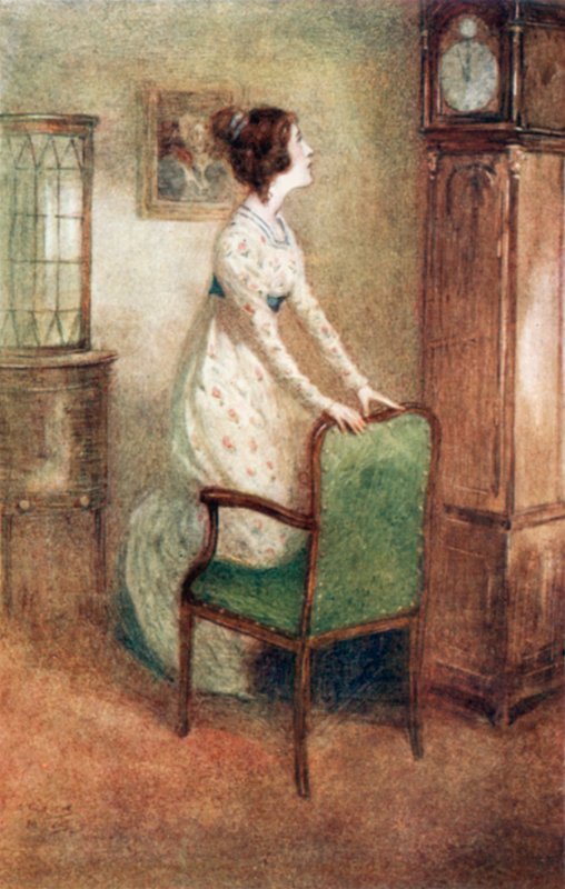 Ilustracja do opactwa Northanger autorstwa Jane Austen autorstwa Arthur Wallis Mills