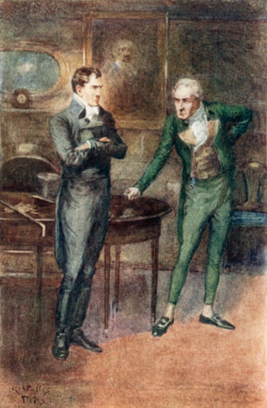 Ilustracja do opactwa Northanger autorstwa Jane Austen autorstwa Arthur Wallis Mills