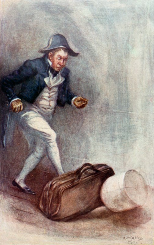 Ilustracja do opactwa Northanger autorstwa Jane Austen autorstwa Arthur Wallis Mills