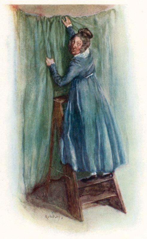Ilustracja do opactwa Northanger autorstwa Jane Austen autorstwa Arthur Wallis Mills