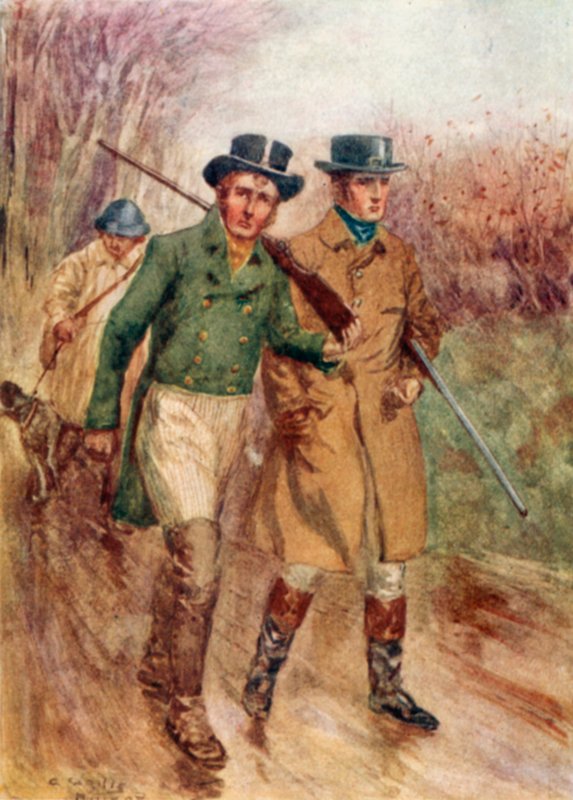 Ilustracja do perswazji autorstwa Jane Austen autorstwa Arthur Wallis Mills