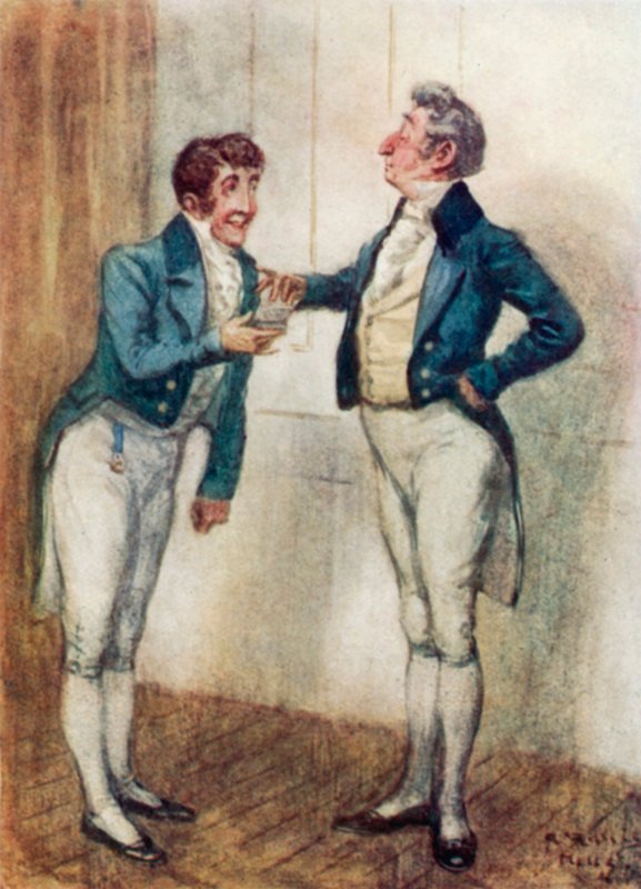 Ilustracja do perswazji autorstwa Jane Austen autorstwa Arthur Wallis Mills