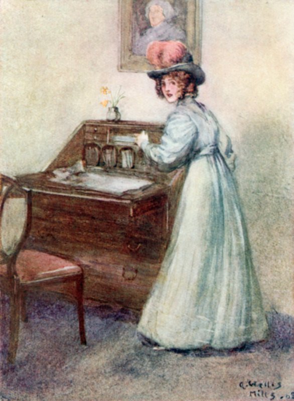 Ilustracja do perswazji autorstwa Jane Austen autorstwa Arthur Wallis Mills