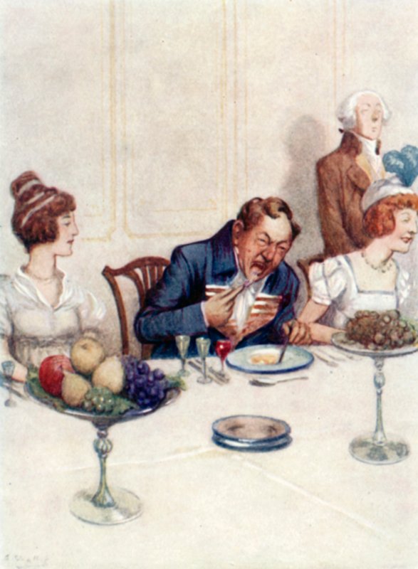 Ilustracja do Dumy i Uprzedzenia autorstwa Jane Austen autorstwa Arthur Wallis Mills