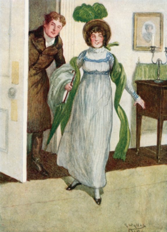 Ilustracja do Dumy i Uprzedzenia autorstwa Jane Austen autorstwa Arthur Wallis Mills