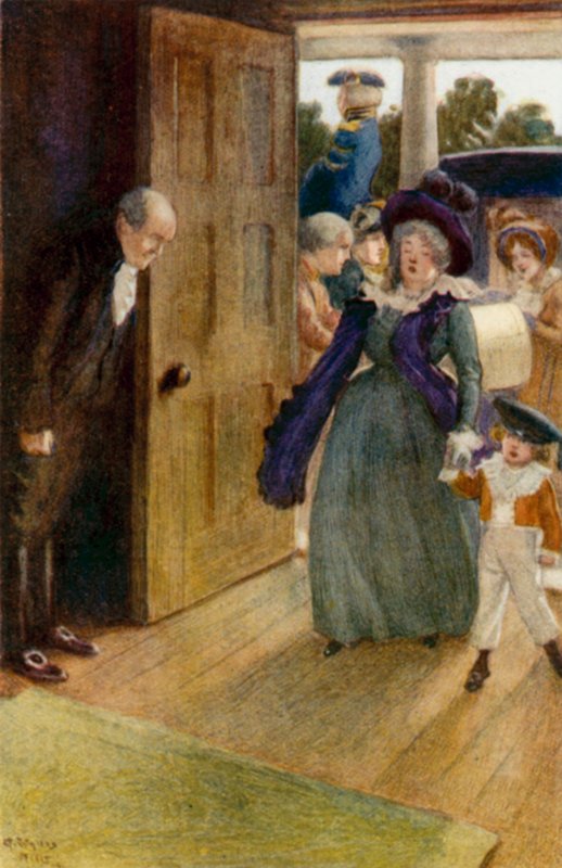 Ilustracja do Dumy i Uprzedzenia autorstwa Jane Austen autorstwa Arthur Wallis Mills
