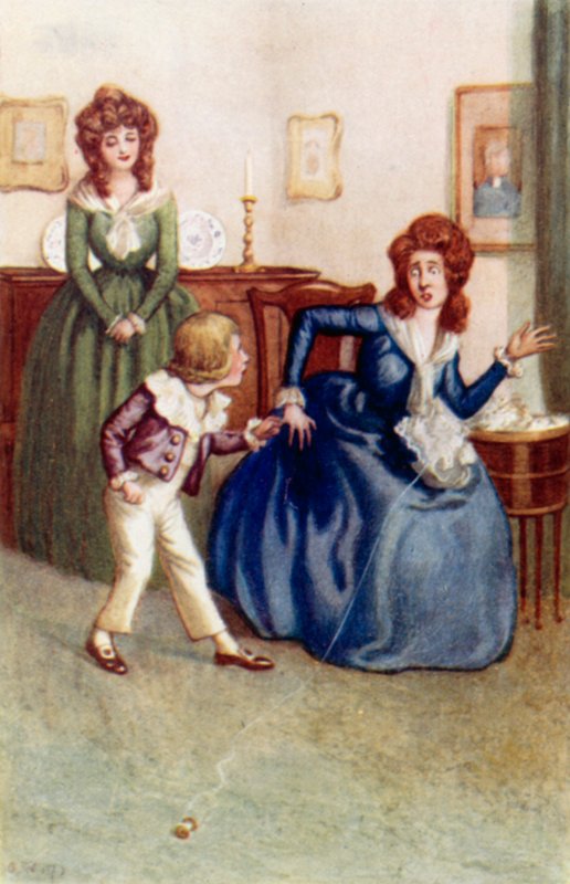 Ilustracja do Dumy i Uprzedzenia autorstwa Jane Austen autorstwa Arthur Wallis Mills
