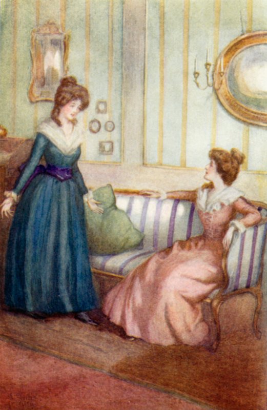Ilustracja do Dumy i Uprzedzenia autorstwa Jane Austen autorstwa Arthur Wallis Mills