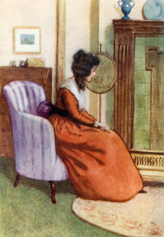 Ilustracja do rozsądku i wrażliwości autorstwa Jane Austen autorstwa Arthur Wallis Mills