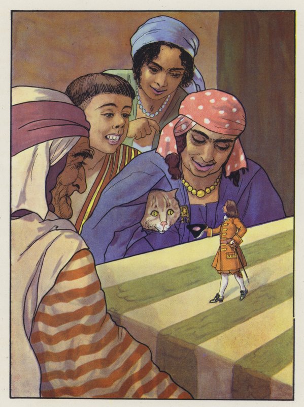 Ilustracja do Podróży Guliwera autorstwa Jonathana Swifta autorstwa Artus Scheiner