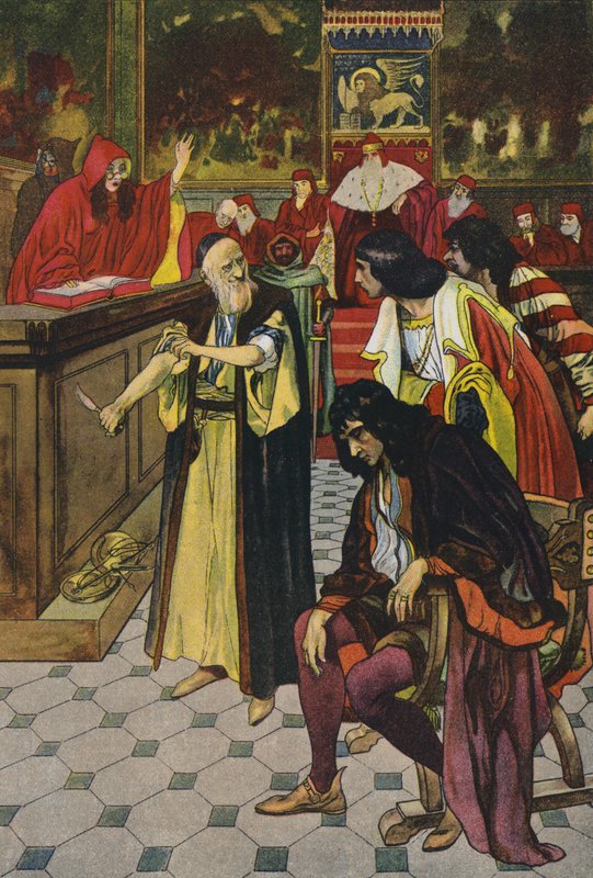 William Shakespeare, kupiec wenecki autorstwa Artus Scheiner