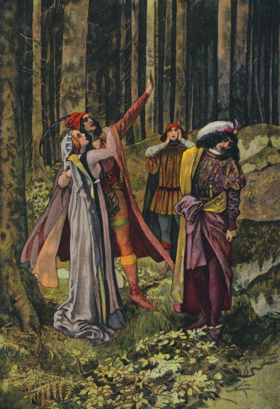William Shakespeare, Dwóch Dżentelmenów Werony autorstwa Artus Scheiner