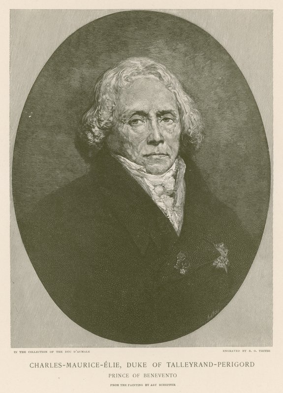 Charles Maurice de Talleyrand-Périgord autorstwa Ary Scheffer