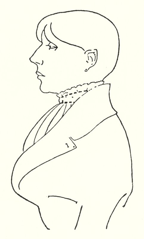 Zarys portretu własnego autorstwa Aubrey Beardsley