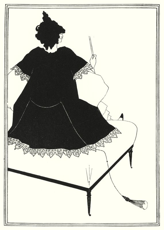 Salome on Settle autorstwa Aubrey Beardsley
