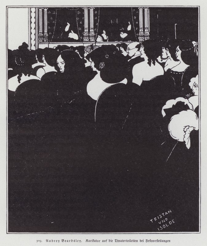 Wagneryci, 1894 autorstwa Aubrey Beardsley