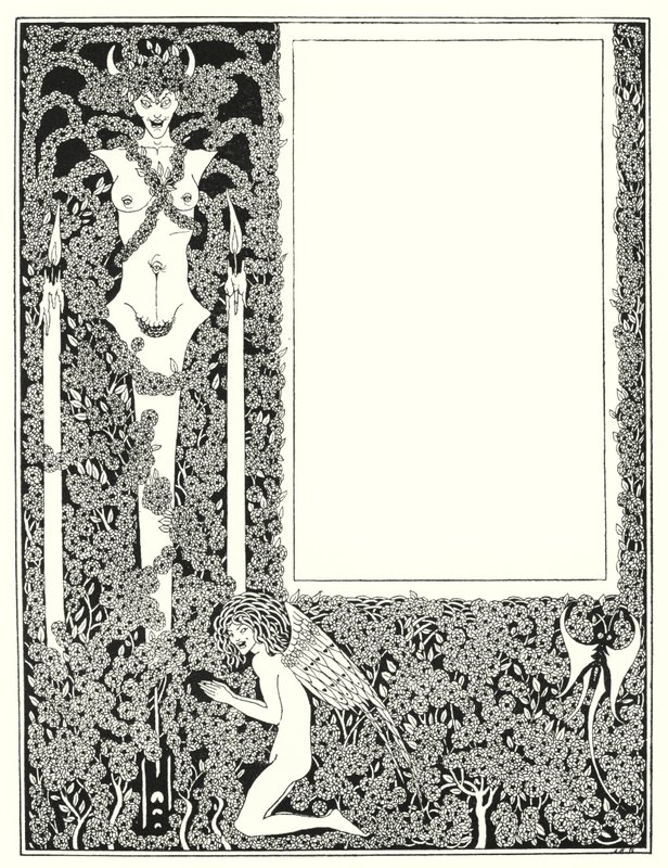 Projekt strony tytułowej „Salome” (grawerowanie) autorstwa Aubrey (after) Beardsley