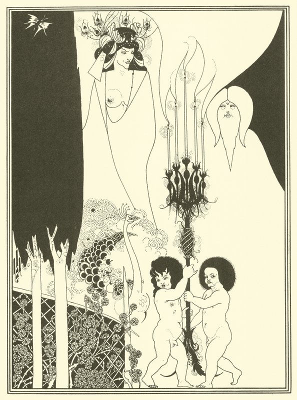 Oczy Heroda (litografia) autorstwa Aubrey (after) Beardsley
