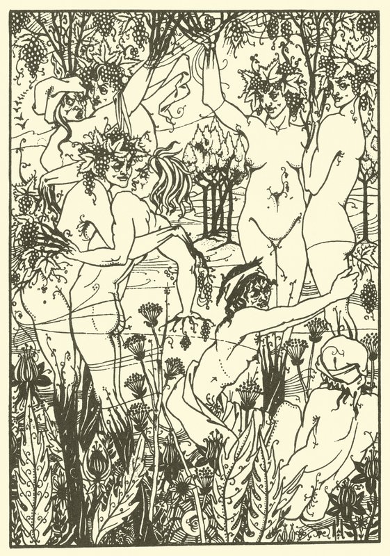 The Snare of Vintage 1894 (litografia) autorstwa Aubrey (after) Beardsley