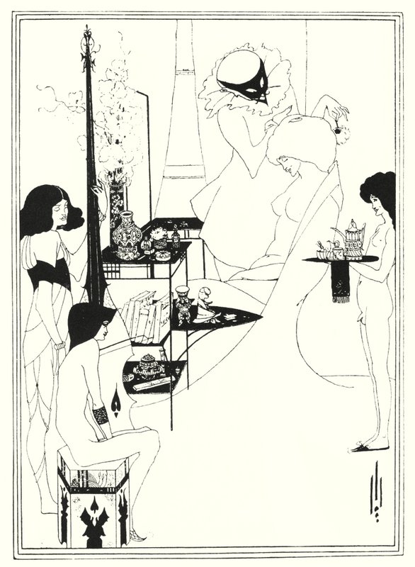 Toaleta Salome (grawerowanie) autorstwa Aubrey (after) Beardsley