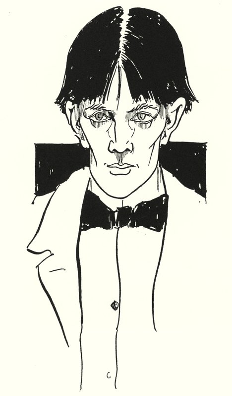 Autorski portret Aubreya Beardsleya autorstwa Aubrey Beardsley