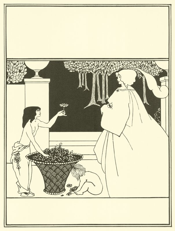 Projekt okładki, Żółta Księga autorstwa Aubrey Beardsley